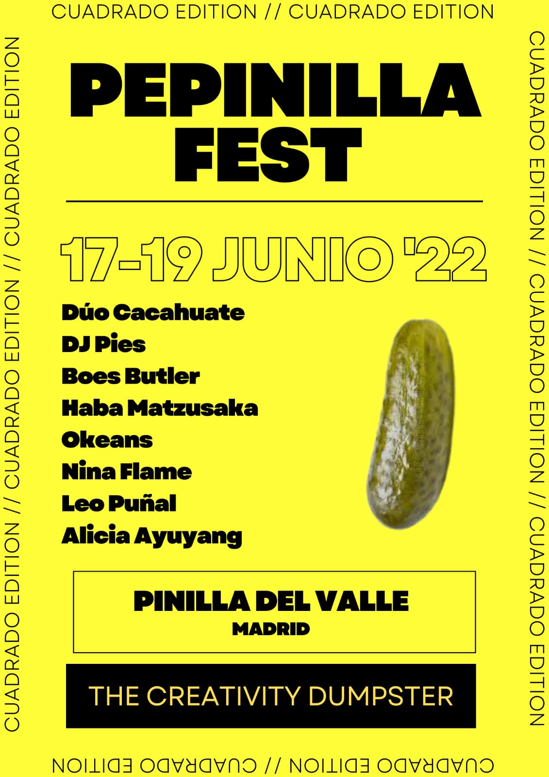 Cartel Pepinilla 2022